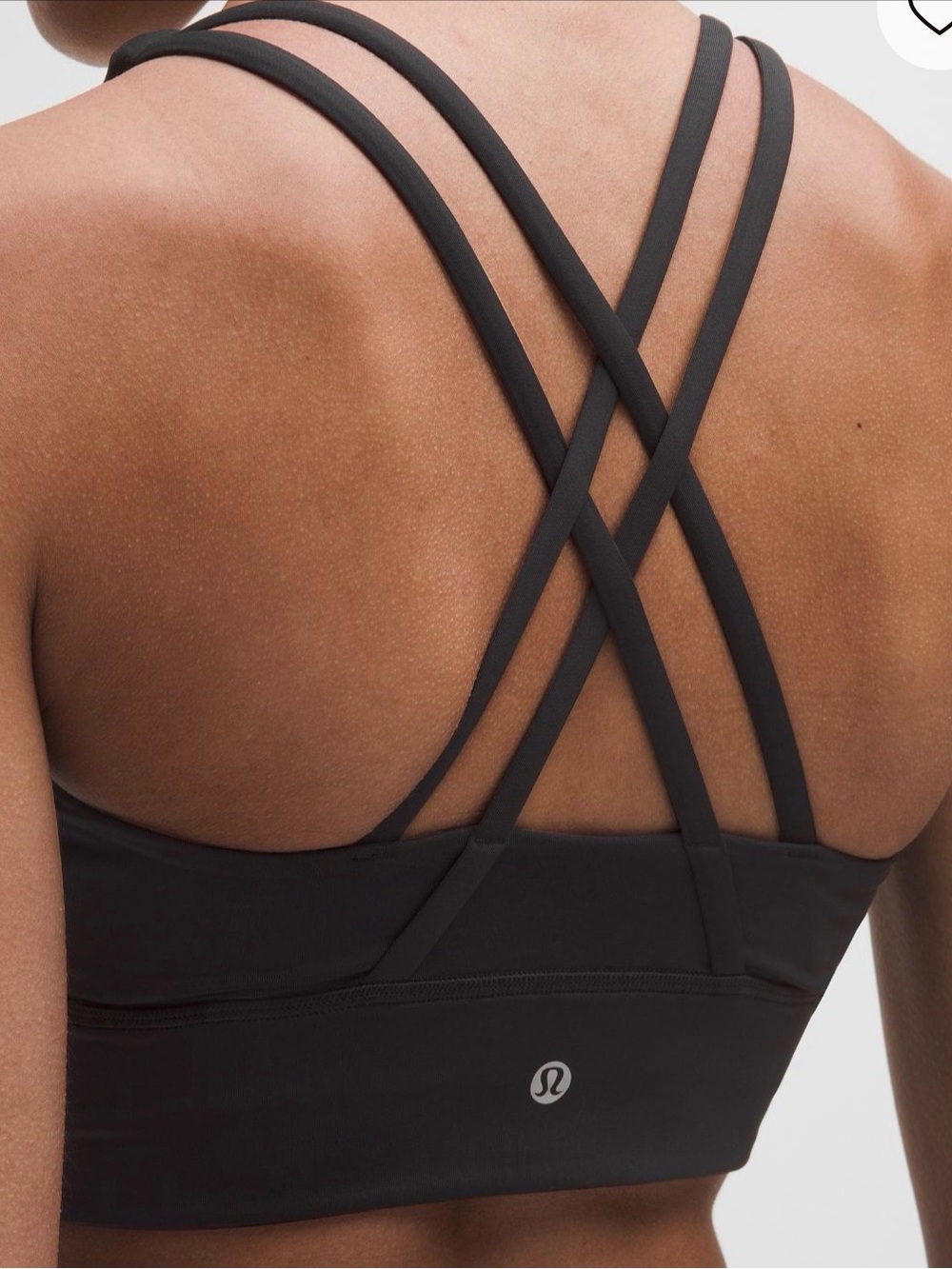 $68 lululemon Energy Longline black Bra
Medium Support, B-D Cups 10